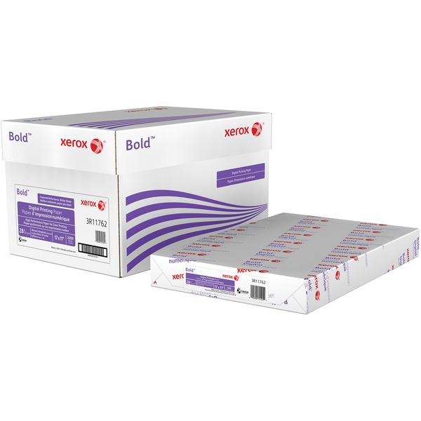 Xerox Bold Digital Printing Paper - 100 Brightness - 17" x 11" - 28 lb Basis Weight - 1 / Ream - Uncoated - White