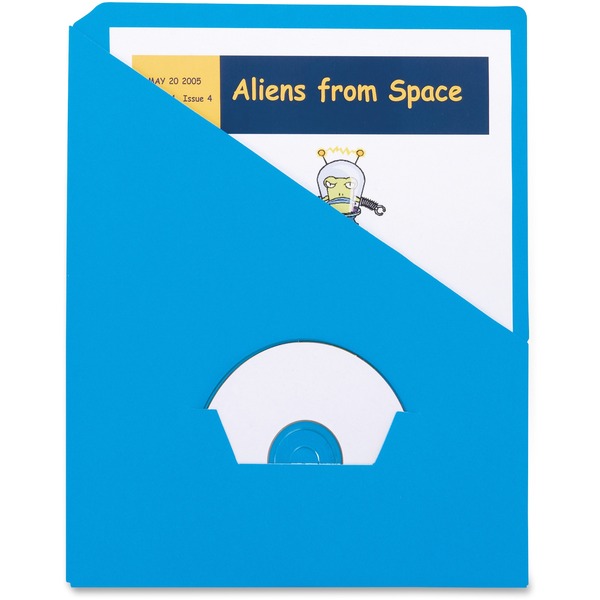 Pendaflex Essentials Letter Recycled Project File - 8 1/2" x 11" - 3 1/2" Expansion - Blue - 10% Recycled - 25 / Pack