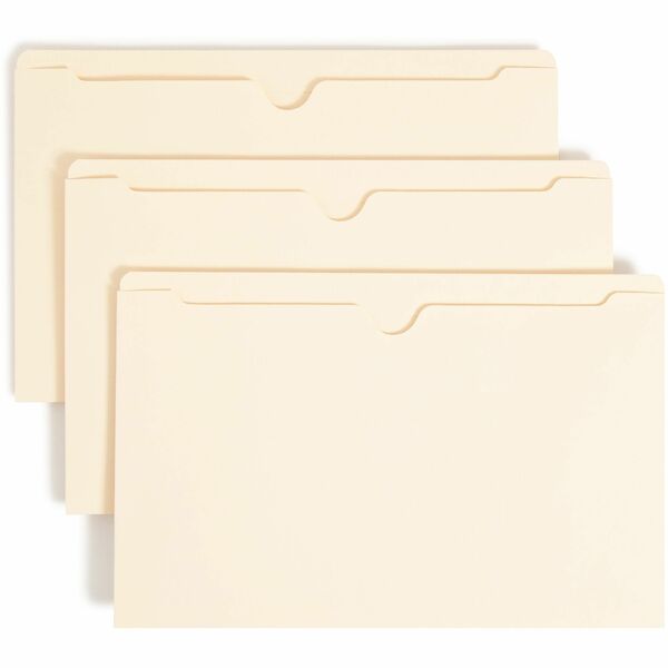Smead Legal Recycled File Jacket - 8 1/2" x 14" - Manila - 10% Recycled - 100 / Box