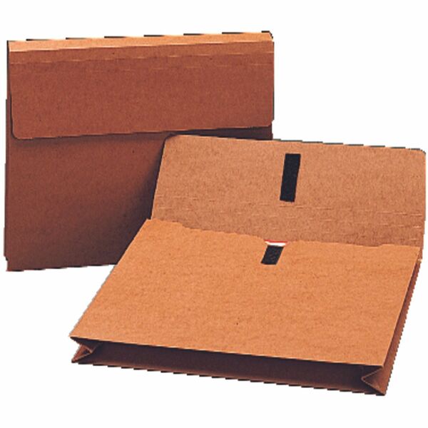 Smead Legal Recycled File Wallet - 8 1/2" x 14" - 600 Sheet Capacity - 2" Expansion - Redrope - Redrope - 30% Recycled - 1 Each