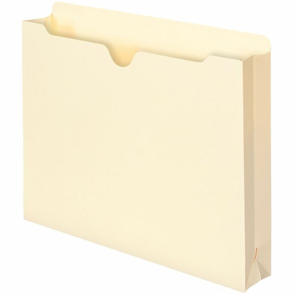 Smead Letter Recycled File Jacket - 8 1/2" x 11" - 2" Expansion - Manila - Manila - 10% Recycled - 50 / Box