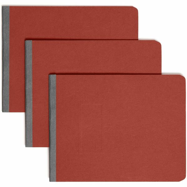 Smead Premium Pressboard Letter Recycled Fastener Folder - 8 1/2" x 11" - 2" Expansion - 1 Fastener(s) - 2" Fastener Capacity for Folder - Pressboard - Red - 100% Recycled - 1 Each