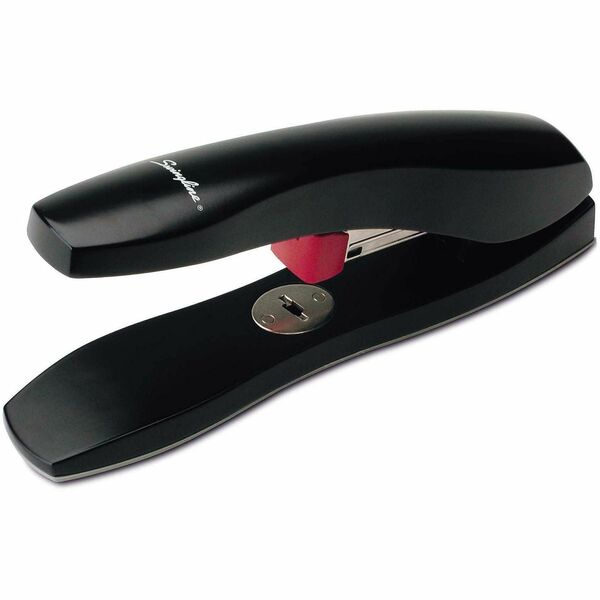 Swingline High-Capacity Reduced Effort Desk Stapler - 60 of 20lb Paper Sheets Capacity - 210 Staple Capacity - Full Strip - 1 Each - Black - Metal