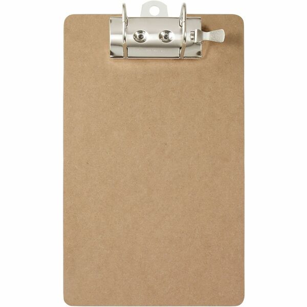 Saunders Lock-O-Matic Dual Arch Ring Archboard - 2.50" Clip Capacity - 9" x 15" - Arch - Hardboard - Brown - 1 Each