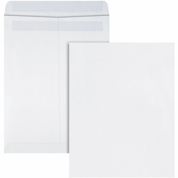Quality Park 9-1/2 x 12-1/2 Catalog Mailing Envelopes with Redi-Seal® Self-Seal Closure - Catalog - #12 1/2 - 9 1/2" Width x 12 1/2" Length - 28 lb - Self-sealing - Wove - 100 / Box - White