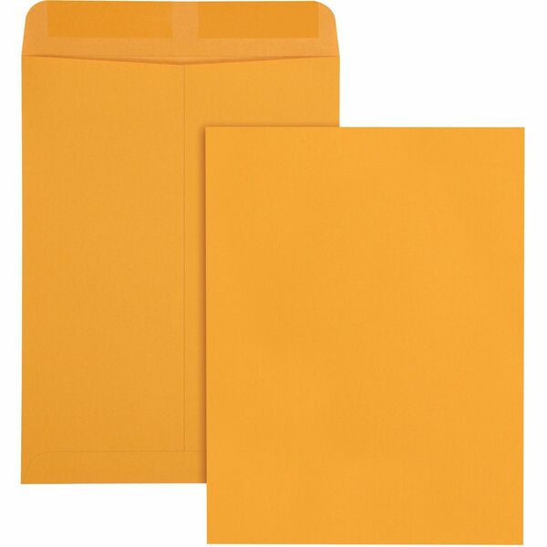Quality Park 9 x 12 Heavyweight Catalog Mailing Envelopes - Catalog - #10 1/2 - 9" Width x 12" Length - 28 lb - Gummed - Kraft - 100 / Box - Kraft