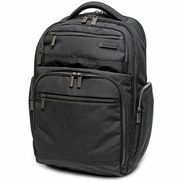 Samsonite Modern Utility Carrying Case (Backpack) for 15.6" Apple iPad Tablet, Notebook - Charcoal Heather - Water Resistant Bottom - Ripstop, Polyester Body - Shoulder Strap, Handle - 18" Height x 8" Width x 12" Depth