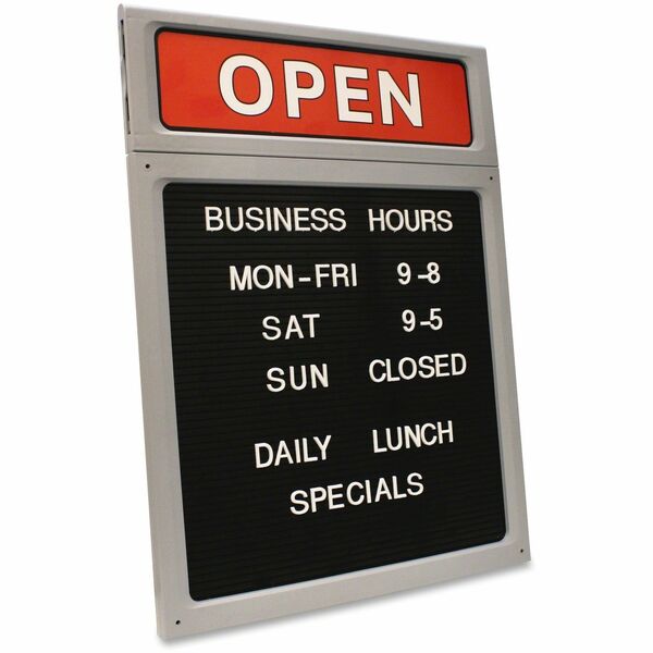 Cosco Custom Message Sign - 1 Each - Business Hour Print/Message - Lightweight, Molded - Message, Display