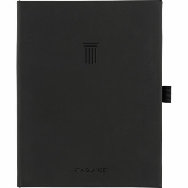 At-A-Glance Foundation Undated Weekly/Monthly Planner 8-1/2" x 6-3/4" Black - Weekly, Monthly - 12 Month - 6 3/4" x 8 1/2" Sheet Size - Black - Undated - 1 Each