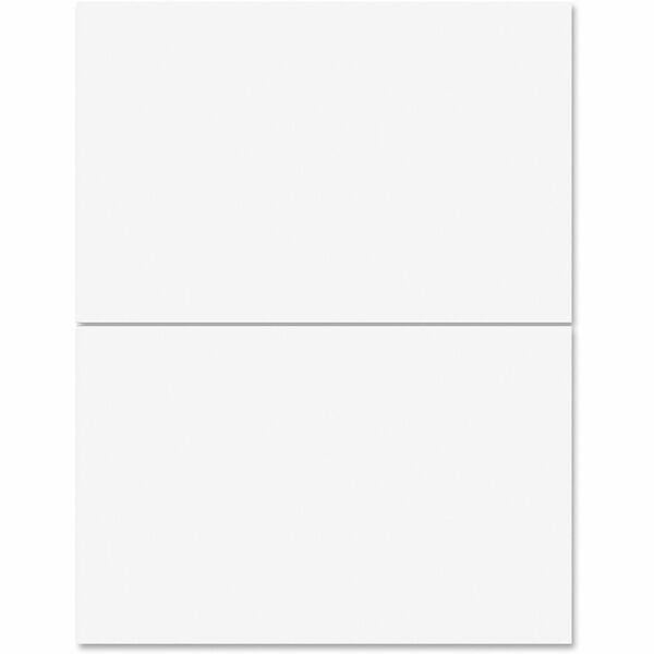 Business Source Bright White Premium-quality Internet Shipping Labels - 5 1/2" Width x 8 1/2" Length - Permanent Adhesive - Rectangle - Laser, Inkjet - Bright White - 2 / Sheet - 250 Total Sheets - 500 / Box