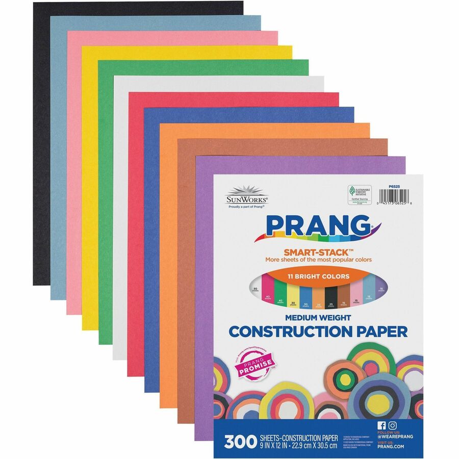 Prang Smart-Stack Construction Paper - Prang Construction Paper