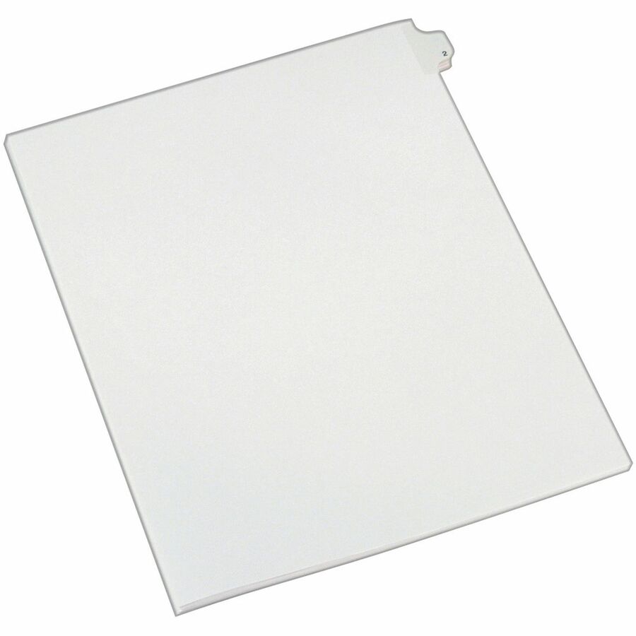 Avery® Alllstate Style Individual Legal Dividers - 25 x Divider(s) - Side Tab(s) - 2 - 1 Tab(s)/Set - 8.5" Divider Width x 11" Divider Length - Letter - 8.50" Width x 11" Length - White Paper Divider - 1