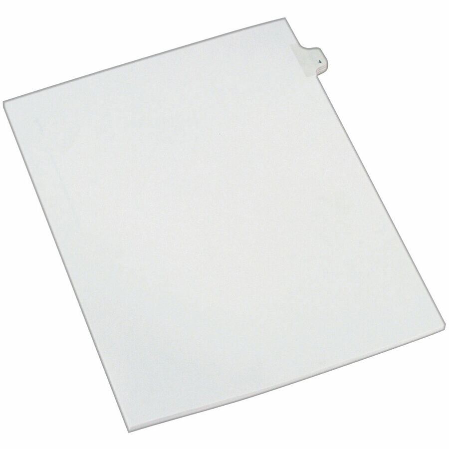 Avery® Alllstate Style Individual Legal Dividers - 25 x Divider(s) - Side Tab(s) - 4 - 1 Tab(s)/Set - 8.5" Divider Width x 11" Divider Length - Letter - 8.50" Width x 11" Length - White Paper Divider - 1