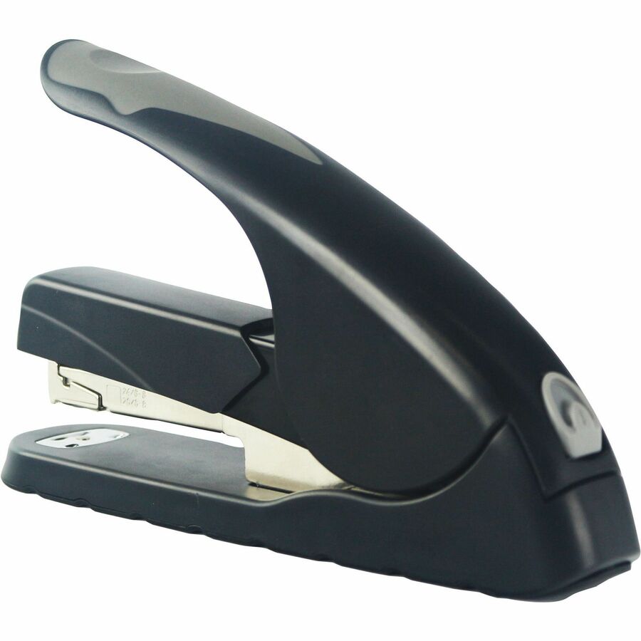 Business Source Full-strip Effortless Stapler - 20 of 20lb Paper Sheets Capacity - 210 Staple Capacity - Full Strip - 1/4" , 5/16" Staple Size - Black, Gray