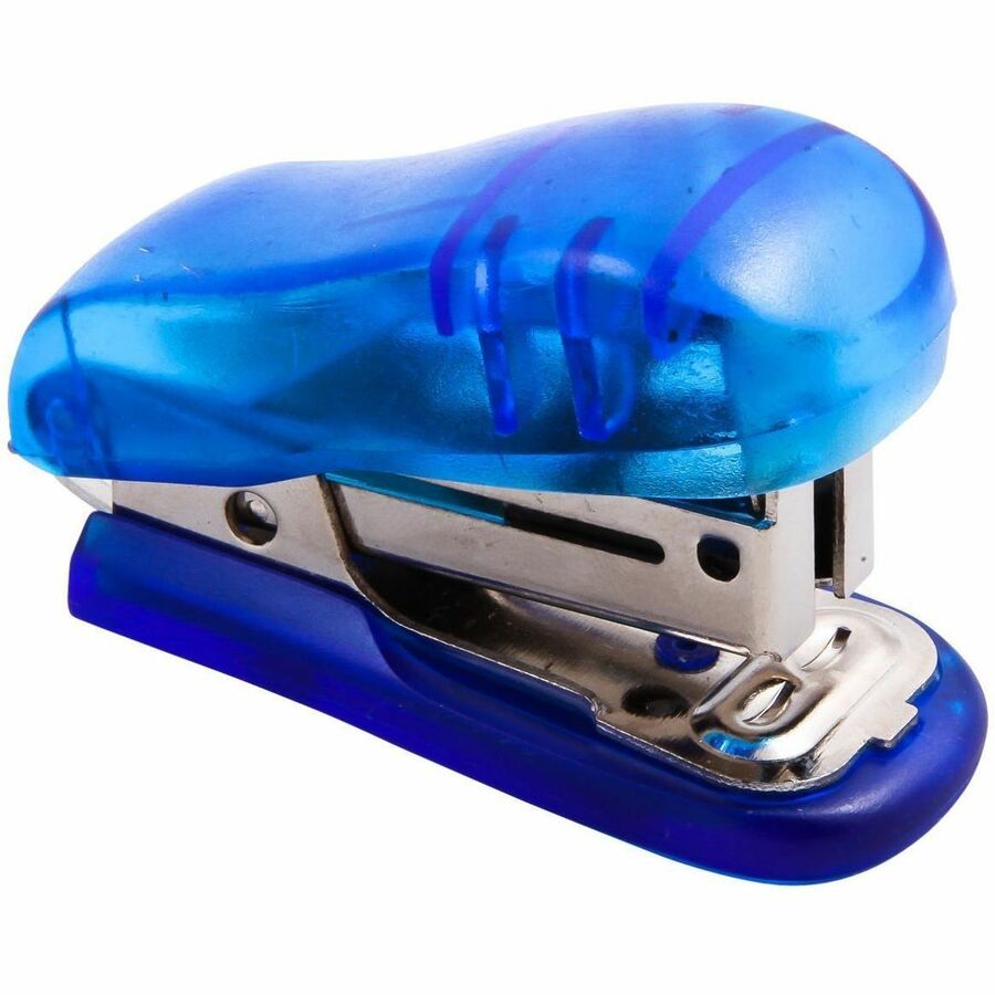 Baumgartens Translucent Plastic Mini Staplers - Mini - Assorted