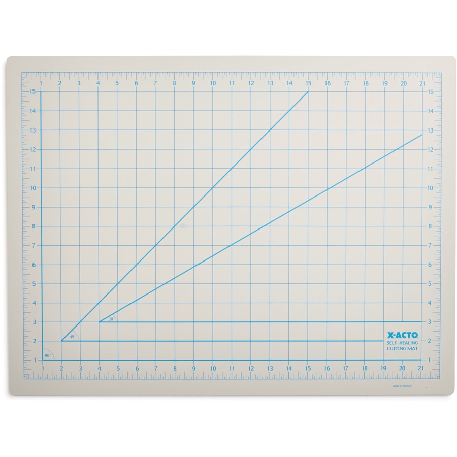 Elmer's Self Healing Cutting Mat - Cutting - 24" Length x 18" Width - Rectangle - Polyvinyl Chloride (PVC) - Gray