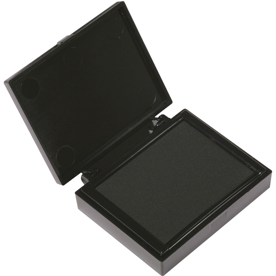 LEE Inkless FingerPrint Pad - 1 Each - 0.5" Height x 2.3" Width x 1.8" Depth - Black Ink