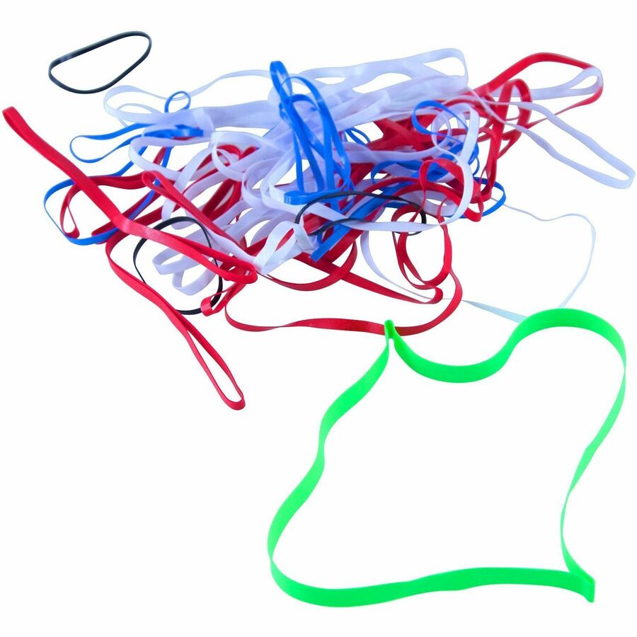 Conserve Plastibands - Latex-free, Archival-safe - 100 / Box - Polyurethane - Assorted