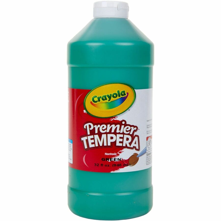 Crayola Premier Tempera Paint - 2 lb - 1 Each - Green