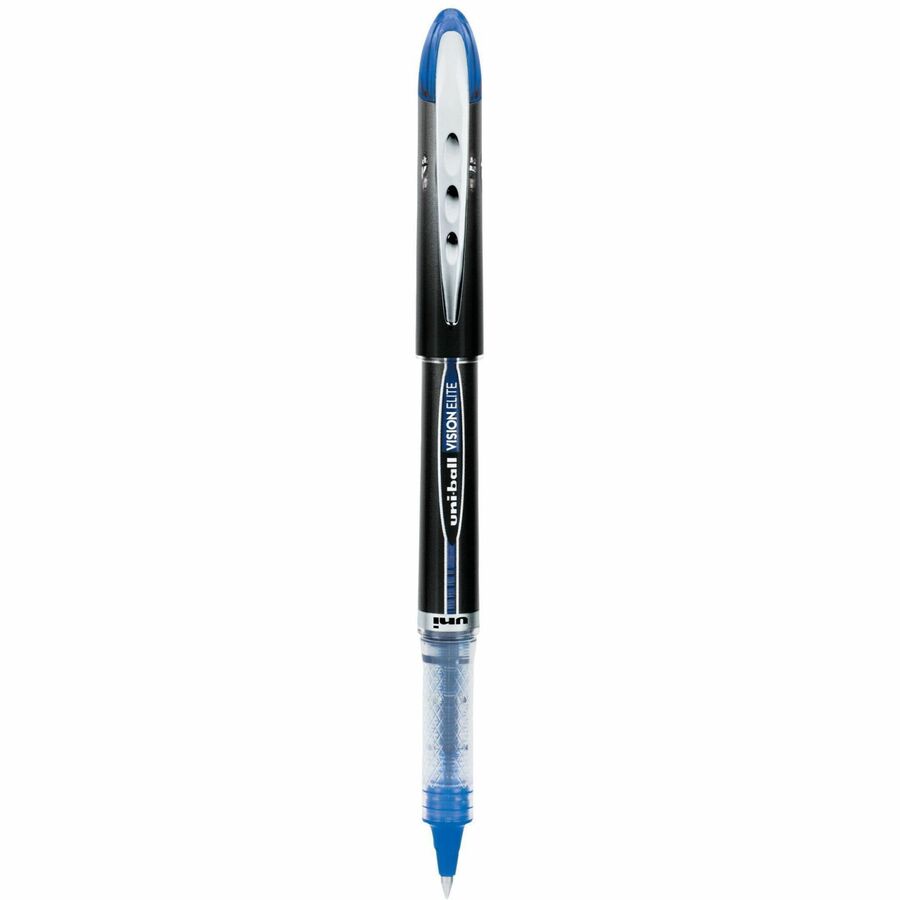 uniball™ Vision Elite Rollerball Pen - Micro Pen Point - 0.5 mm Pen Point Size - Blue Pigment-based Ink - 1 Each