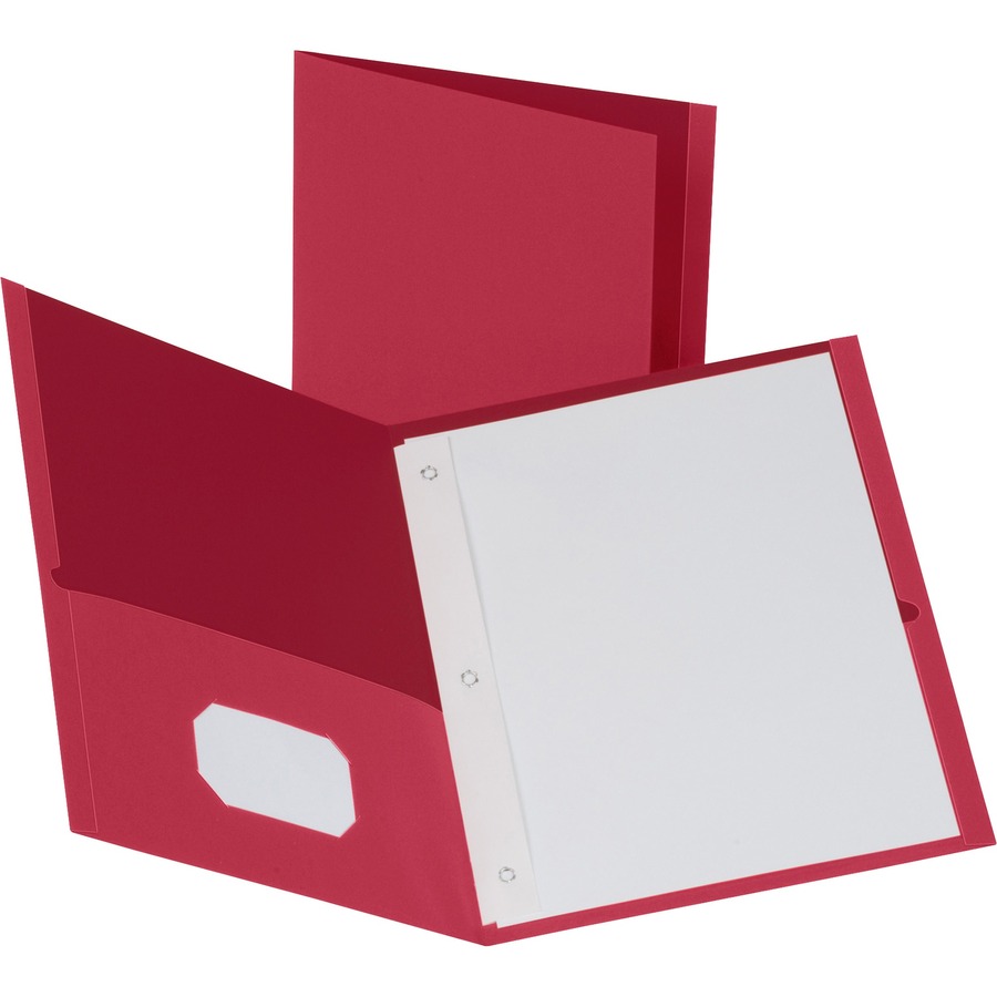 Business Source Letter Recycled Pocket Folder - 8 1/2" x 11" - 100 Sheet Capacity - 3 x Prong Fastener(s) - 1/2" Fastener Capacity - 2 Inside Front & Back Pocket(s) - Leatherette - Green - 35% Recycled - 25 / Box