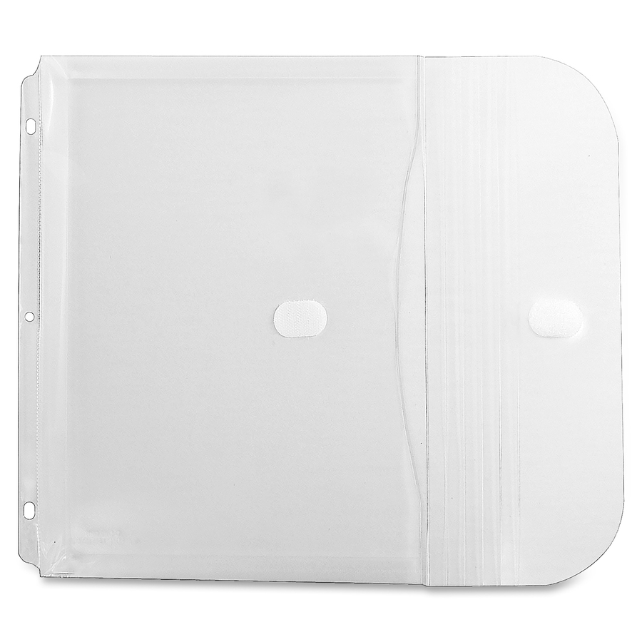 C-Line Super Heavyweight Poly Binder Pockets - Clear, Side Loading, 11 x 8-1/2, 5/PK, 57537