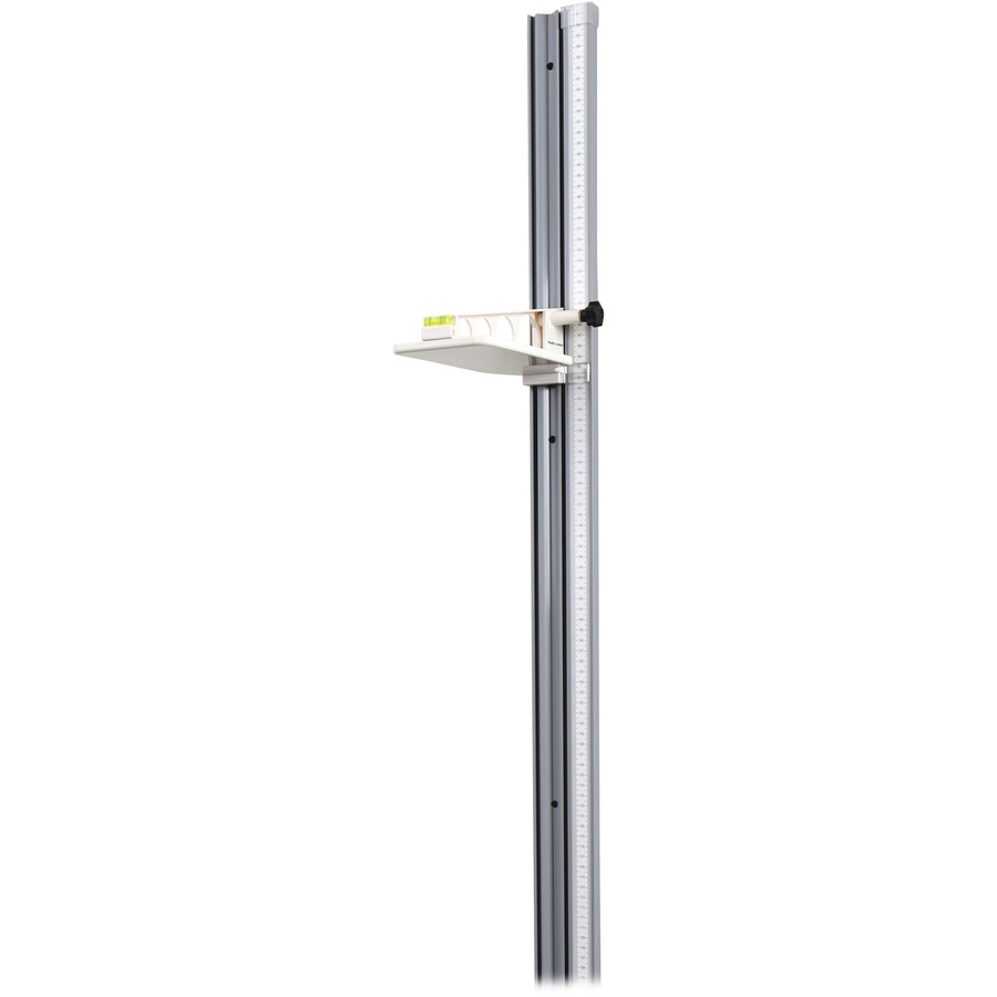 Health o Meter Wall-Mounted Height Rod - 55.5" Length 5" Width - 1/16 Graduations - Imperial, Metric Measuring System - 1 Each