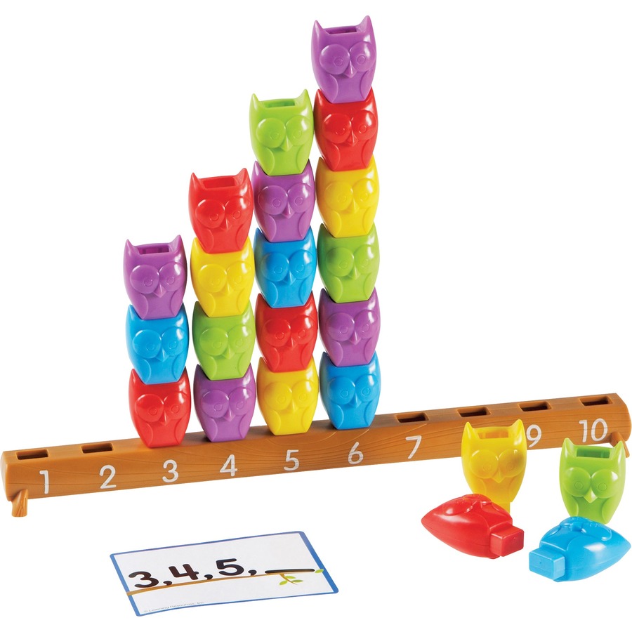 Learning Resources 1-10 Counting Owl Activity Set - Theme/Subject: Learning - Skill Learning: Counting, Addition, Subtraction, Patterning, Number, Sorting, Color Identification - 3  - 1 / Set