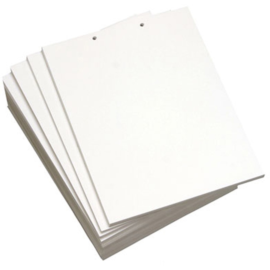 Lettermark Punched & Perforated Papers with 2 Hole Punch on Top - White - 92 Brightness - Letter - 8 1/2" x 11" - 20 lb Basis Weight - 75 g/m² Grammage - 2500 / Carton - 2500 (5 - SFI - Acid-free, ColorLok Technology, Elemental Chlorine-free