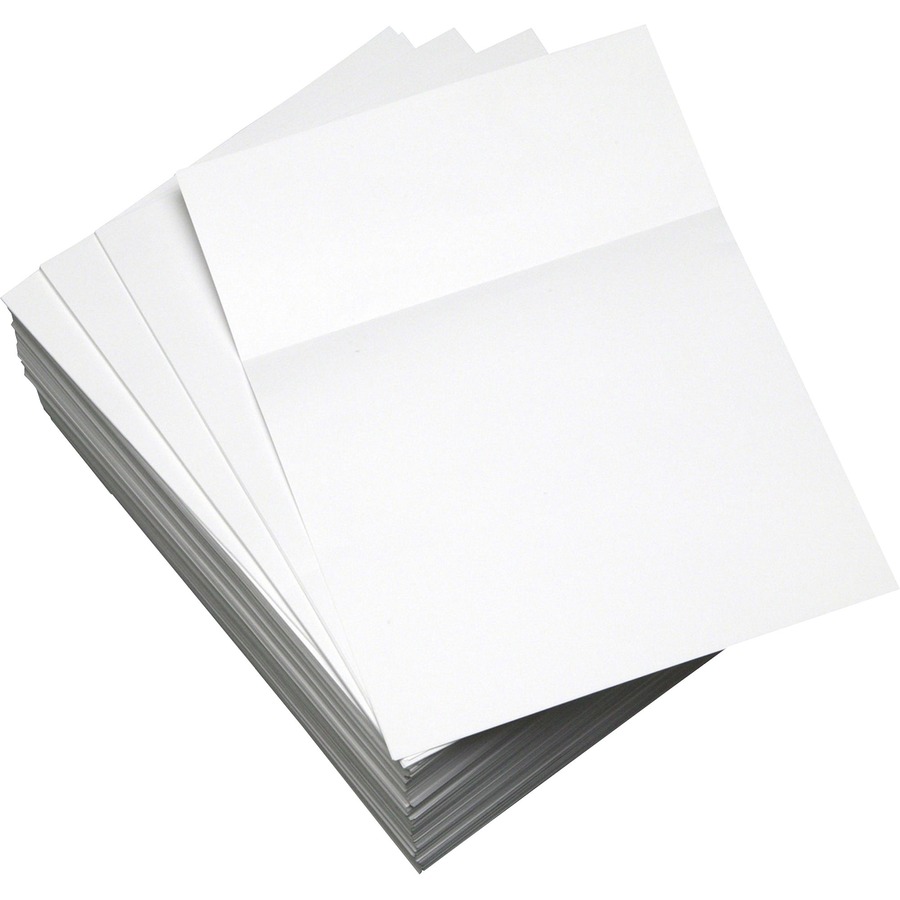 Lettermark Punched & Perforated Papers with Perforations 3-1/2" from the Bottom - White - 92 Brightness - Letter - 8 1/2" x 11" - 20 lb Basis Weight - 75 g/m² Grammage - Smooth - 2500 / Carton - 2500 - FSC Mix, SFI - ColorLok Technology, Micro Perforated, Acid-free, Elemental Chlorine-free