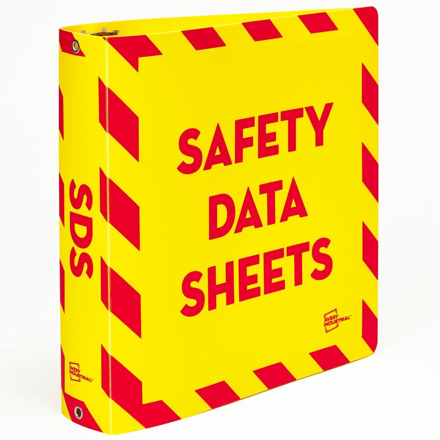 Avery® UltraDuty Ring Binder - Letter - 8 1/2" x 11" Sheet Size - 530 Sheet Capacity - 3 1/10" Spine Width - 3 x Slant Ring Fastener(s) - Polypropylene - Red - Durable, Flexible, Water Resistant, Abrasion Resistant, Chemical Resistant, Clasp Closure, Spine, Damage Resistant, Heavy Duty, Reinforced Hole, Divider - 1 Each