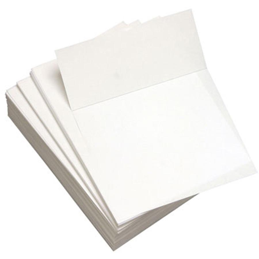 Lettermark Punched & Perforated Papers with Perforations 3-2/3" from the Bottom - White - 92 Brightness - Letter - 8 1/2" x 11" - 20 lb Basis Weight - 75 g/m² Grammage - 2500 / Carton - 2500 (500 - SFI - ColorLok Technology, Micro Perforated, Acid-free, Elemental Chlorine-free