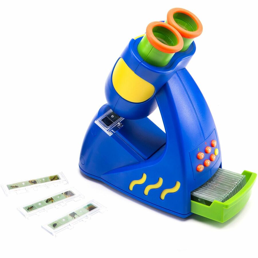 GeoSafari Jr. Talking Microscope Educational Toy - Theme/Subject: Learning - Skill Learning: Science, Animal, Plant, Audio Feedback, Listening - 3-7 Year - Multi