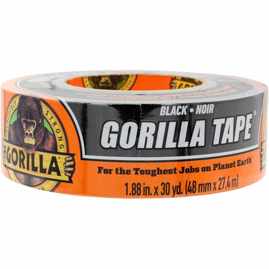 Gorilla Glue Black Tape - 30 yd Length x 1.88" Width - 1 Each - Black