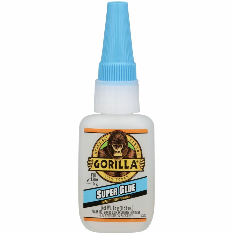 Gorilla Super Glue - 0.53 oz - 1 Each - Clear