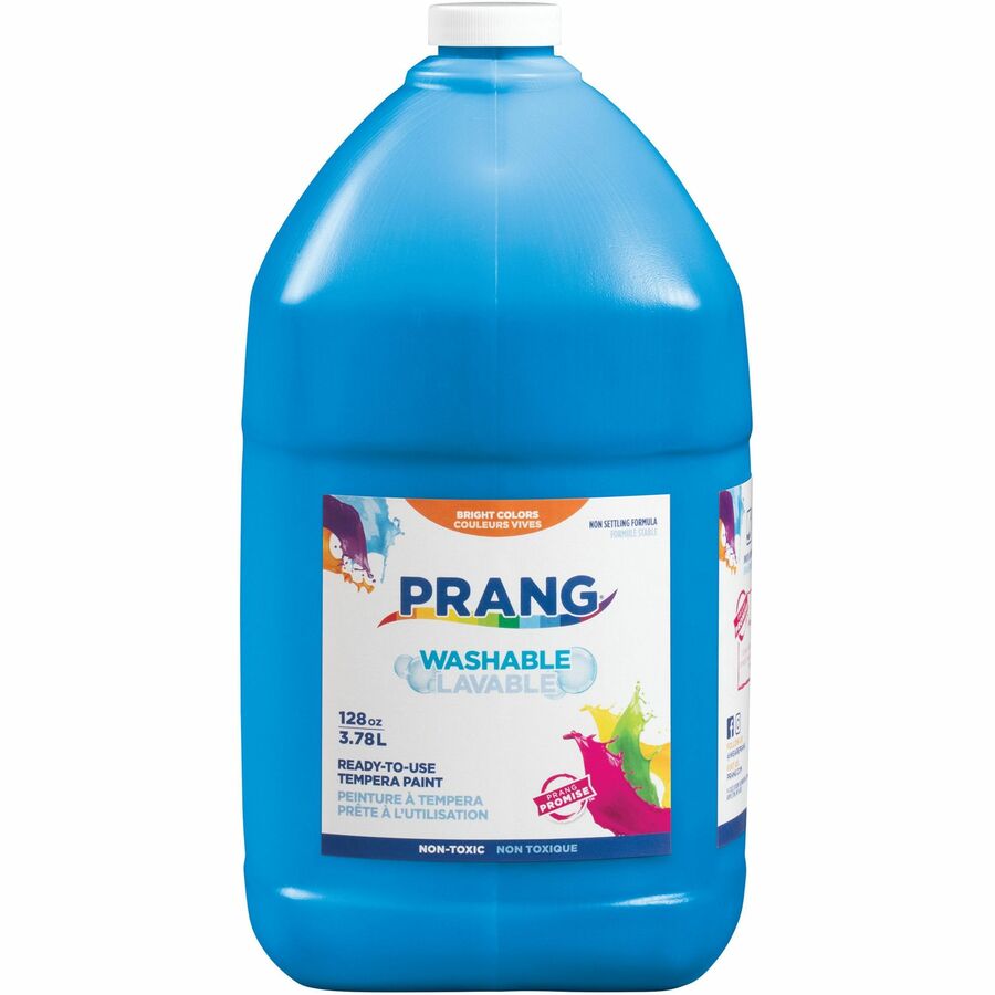 Prang Washable Paint - 1 gal - 1 Each - Turquoise Blue