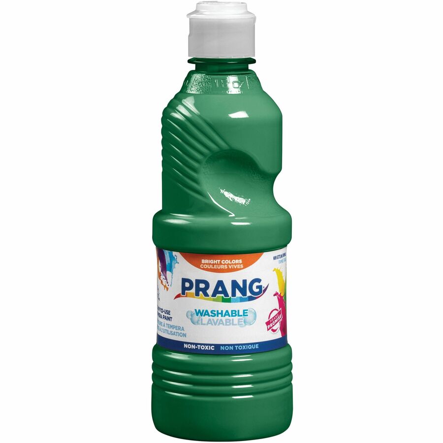 Prang Washable Paint - 16 fl oz - 1 Each - Green