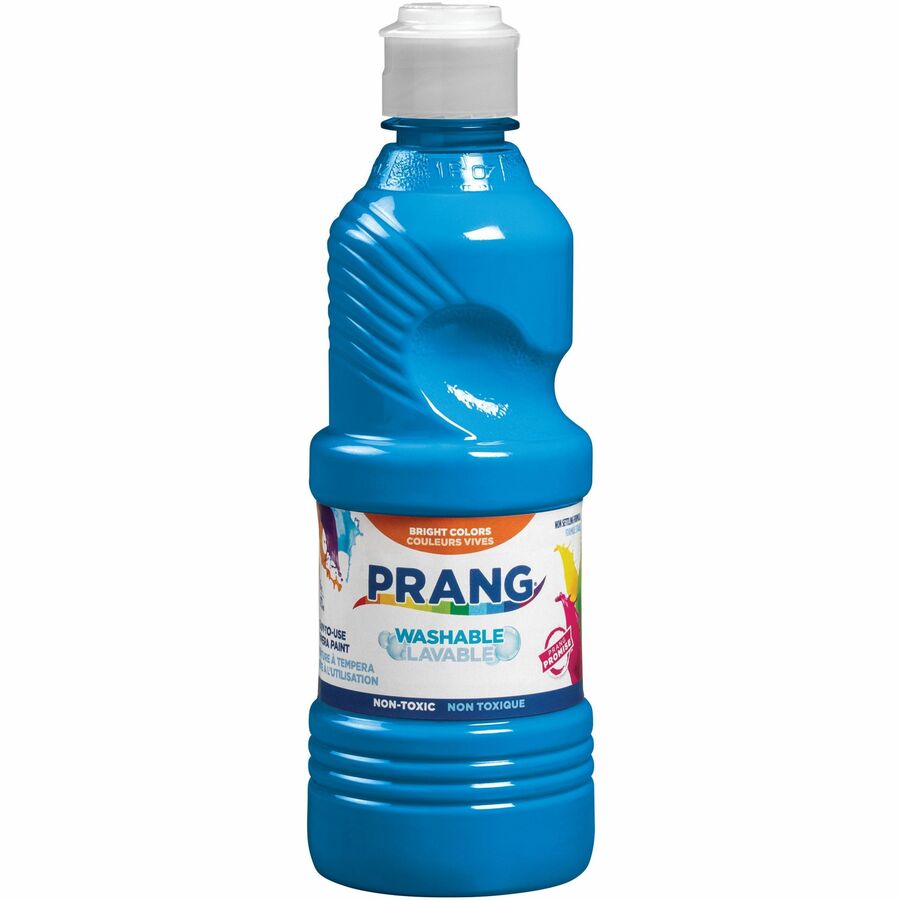 Prang Washable Paint - 16 fl oz - 1 Each - Turquoise Blue
