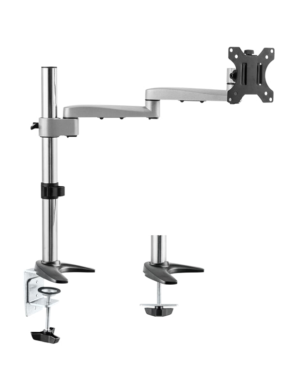 Astrotek Monitor Arm Desk Mount Height Adjustable Stand for Single LCD Display 23.8' 24' 27' 31.5' 32' 8kg 30 Tilt 180 Swivel 360 Pivot VESA