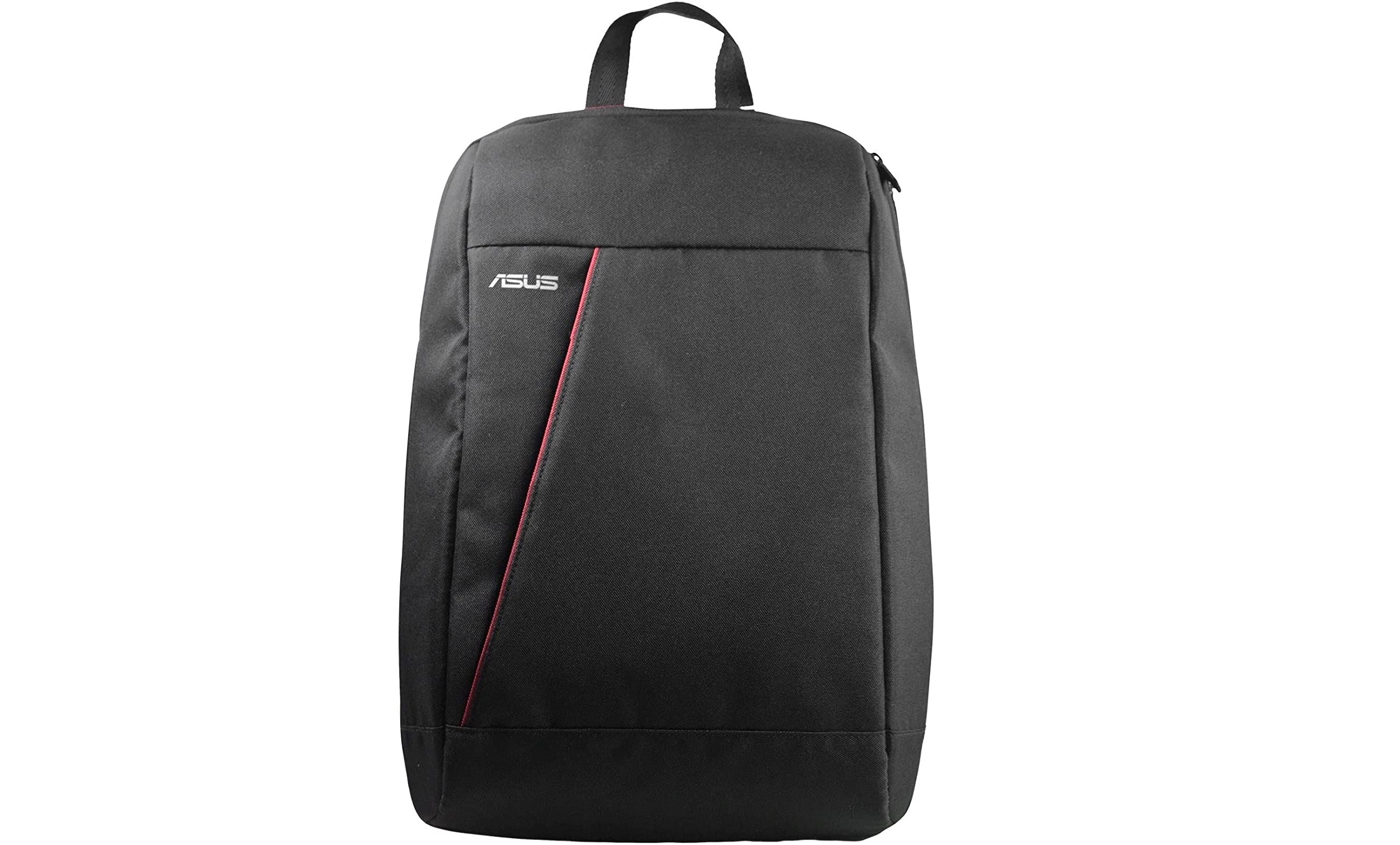 ASUS Nereus Backpack - Fits up to 16 inch, Water-Repellent, Lightweight, Zip Pockets, Black/Red, Suitable Notebook / 13.3' 14' 15.6' 16'  Laptop Bag