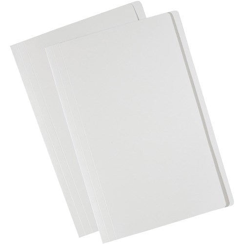 Avery Manilla Folders Foolscap Matte White Pack Of 10