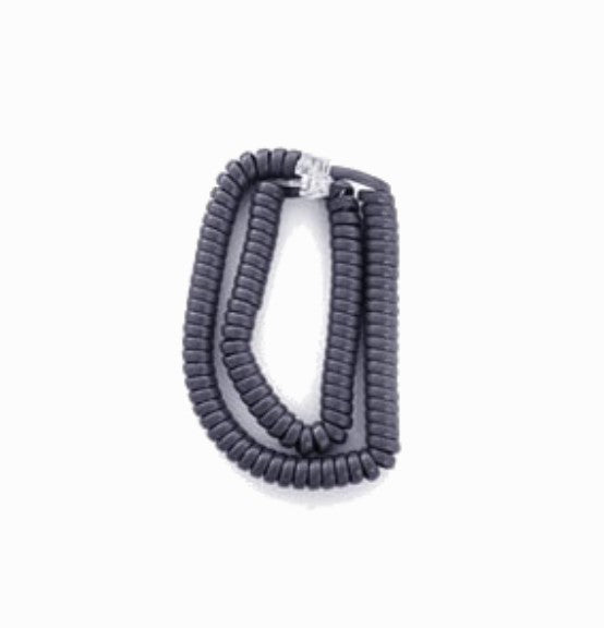 Fanvil curly cord for XU series headset, curveblack