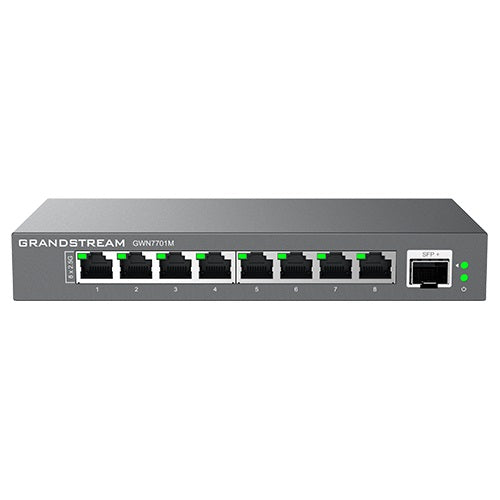 Grandstream IPG-GWN7701M Unmanged 2.5 Multi-Gigabit Switch, 8 x 2.5 Gige 1 x SFP 