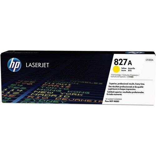 HP 827A LaserJet Toner Cartridge Yellow CF302A