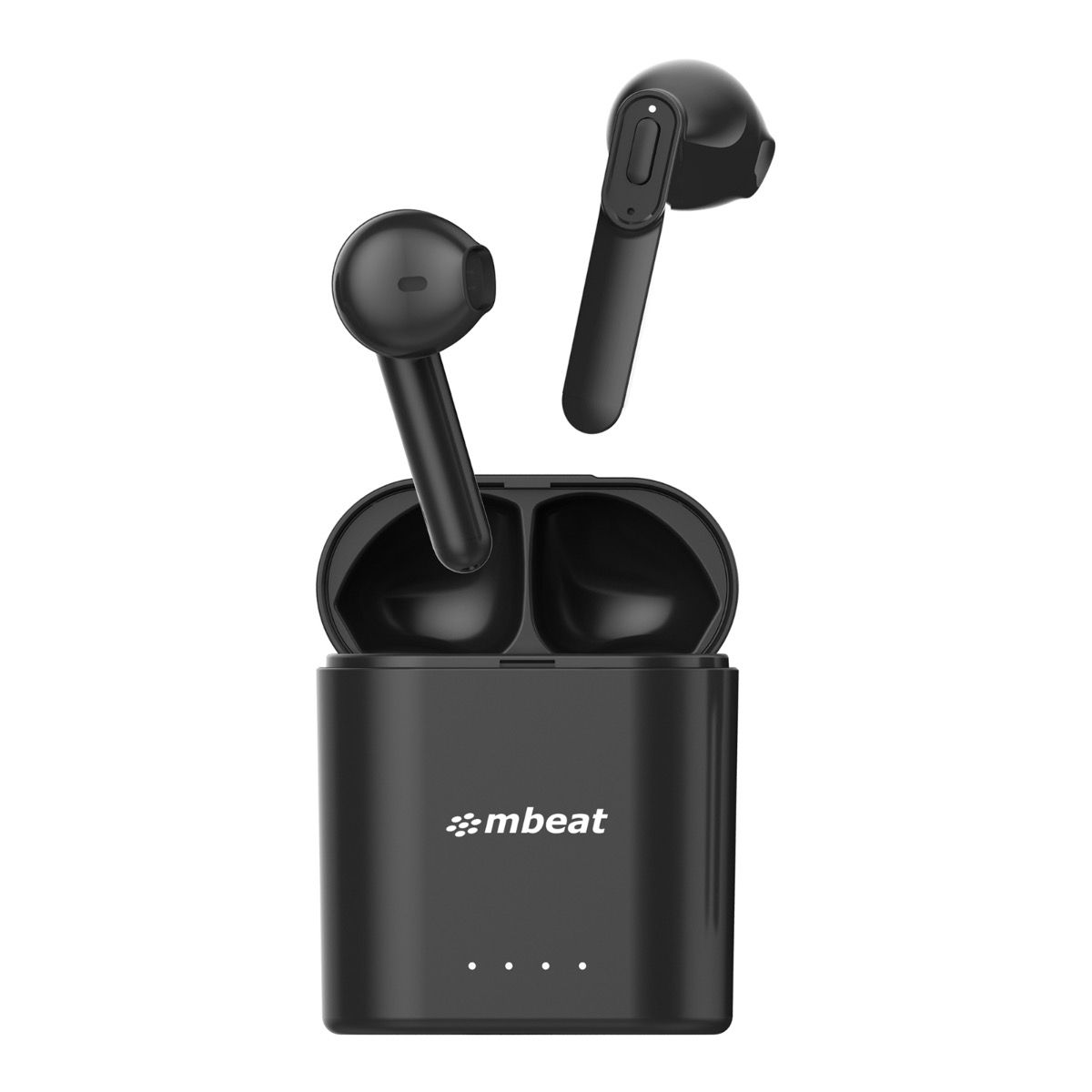 mbeat E1 True Wireless Earbuds/Earphones - Up to 4hr Play time, 14hr Charge Case, Easy Pair Fully charging time: 2 hours  Additional play time: 14 hr