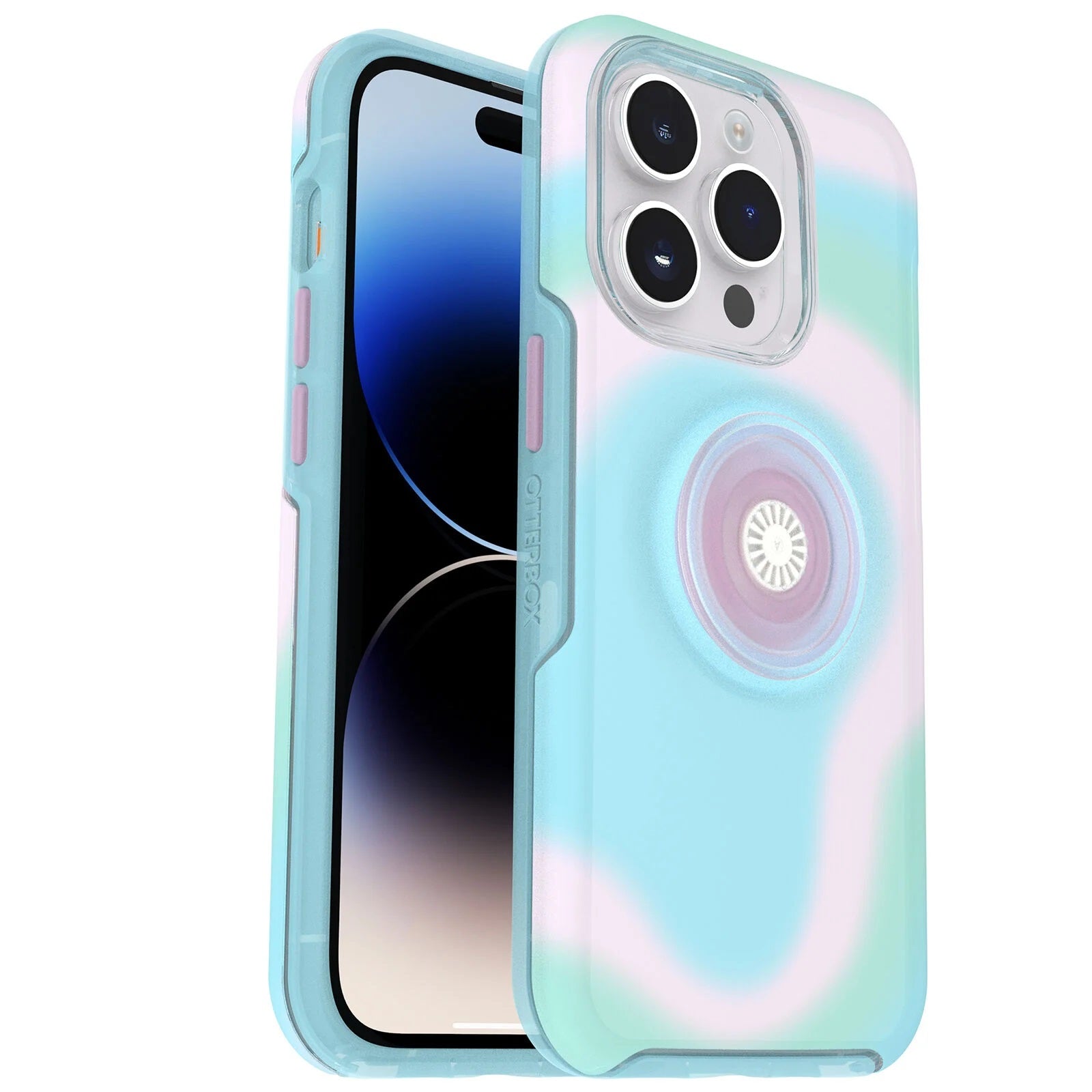 OtterBox Otter   Pop Symmetry Clear Apple iPhone 13 Pro Case Stardust Pop (Clear Glitter) - (77-84518), DROP  3X Military Standard, 7 Years Warranty
