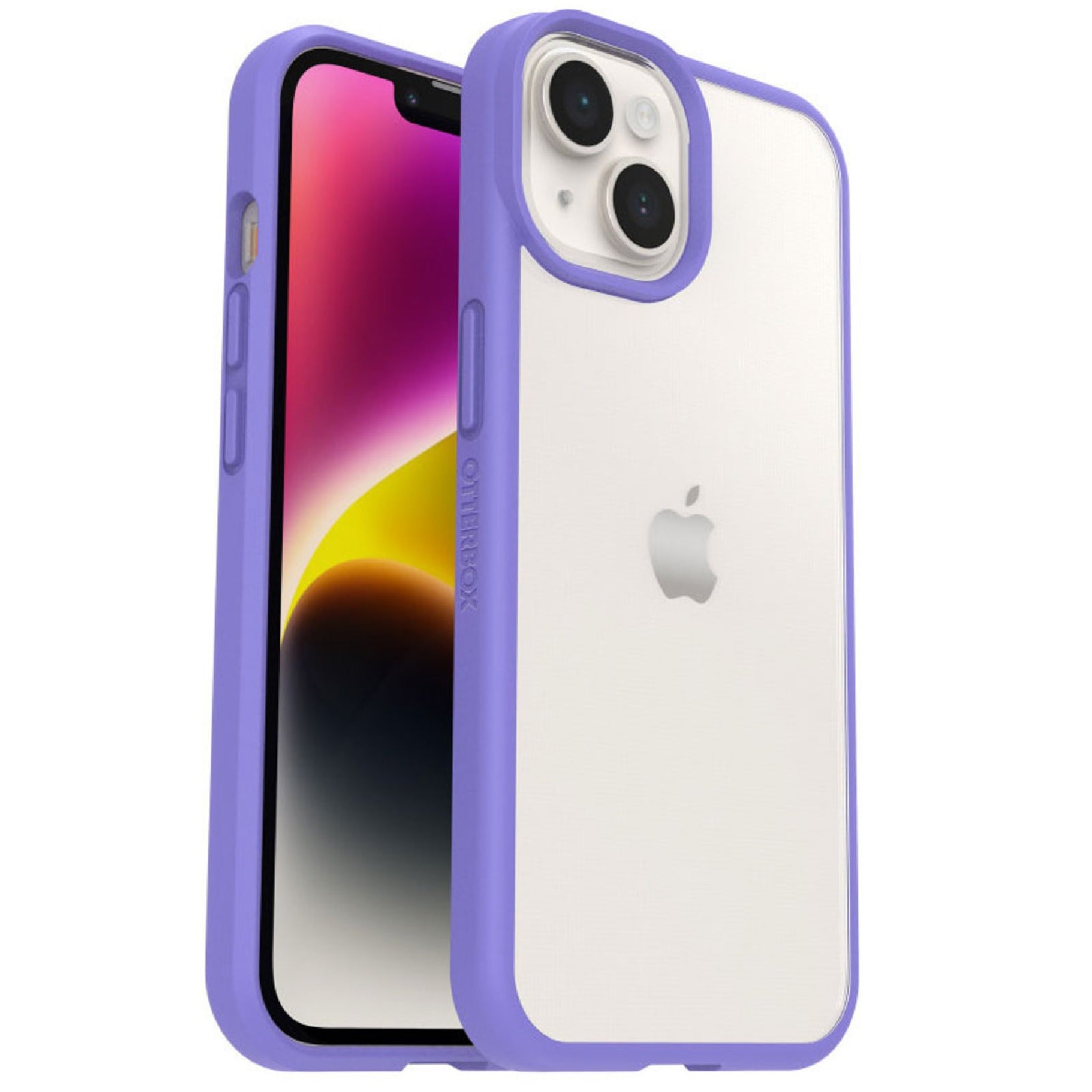 OtterBox React Apple iPhone 14 Plus Case Purplexing (Purple) - (77-88878), DROP  Military Standard, Hard Case, Soft Grip, 7 Years Warranty