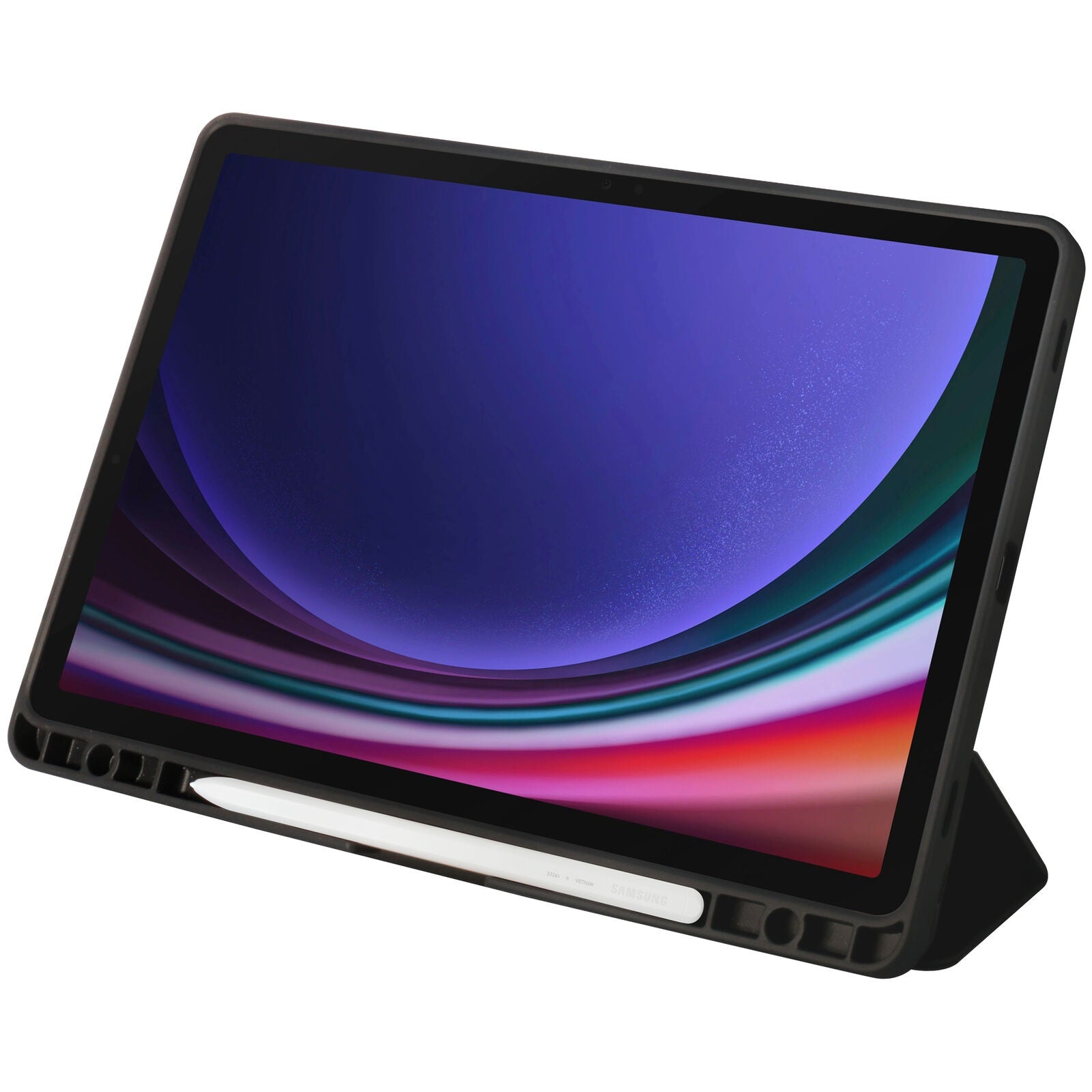 OtterBox React Folio Samsung Galaxy Tab S10/ Tab S9 (11') Case Black - (77-95118),DROP  Military Standard,Pencil Holder,Raised Edges, 7 Years Warranty