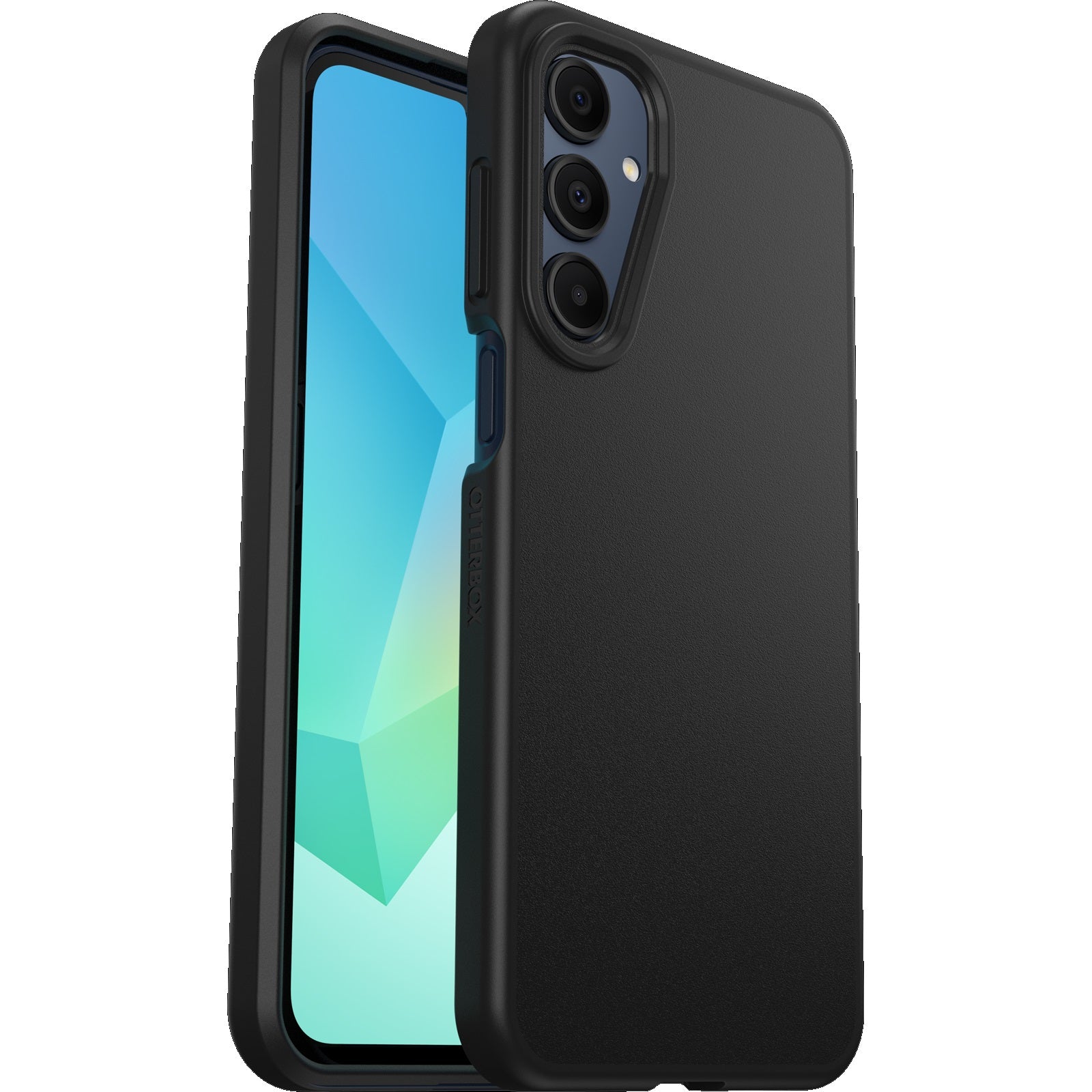 OtterBox React Samsung Galaxy A16 5G (6.7') Case - Black (77-97668),DROP  Military Standard, Wireless Charging Compatible, 7 Years Warranty