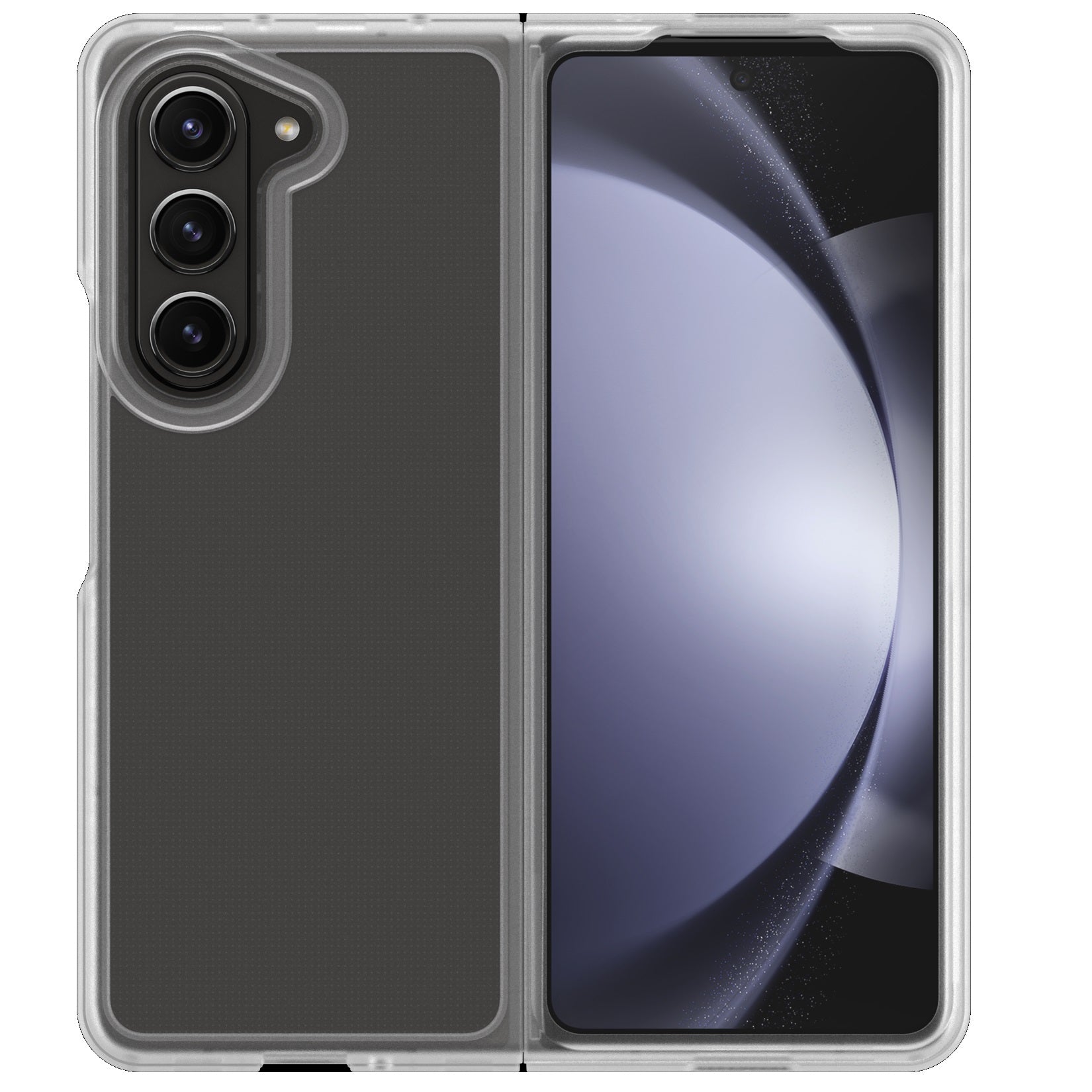 OtterBox Thin Flex Samsung Galaxy Z Fold6 5G (7.6') Case Clear - (77-95810), Antimicrobial, DROP  Military Standard, Raised Edges, 7 Years Warranty